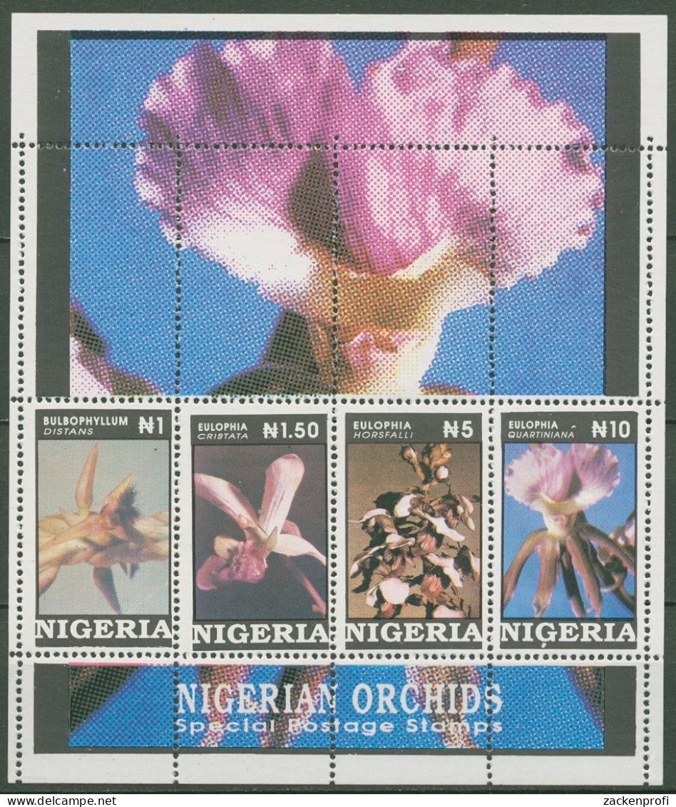 Nigeria 1993 Blumen Orchideen Block 19 Postfrisch (C40202) - Nigeria (1961-...)