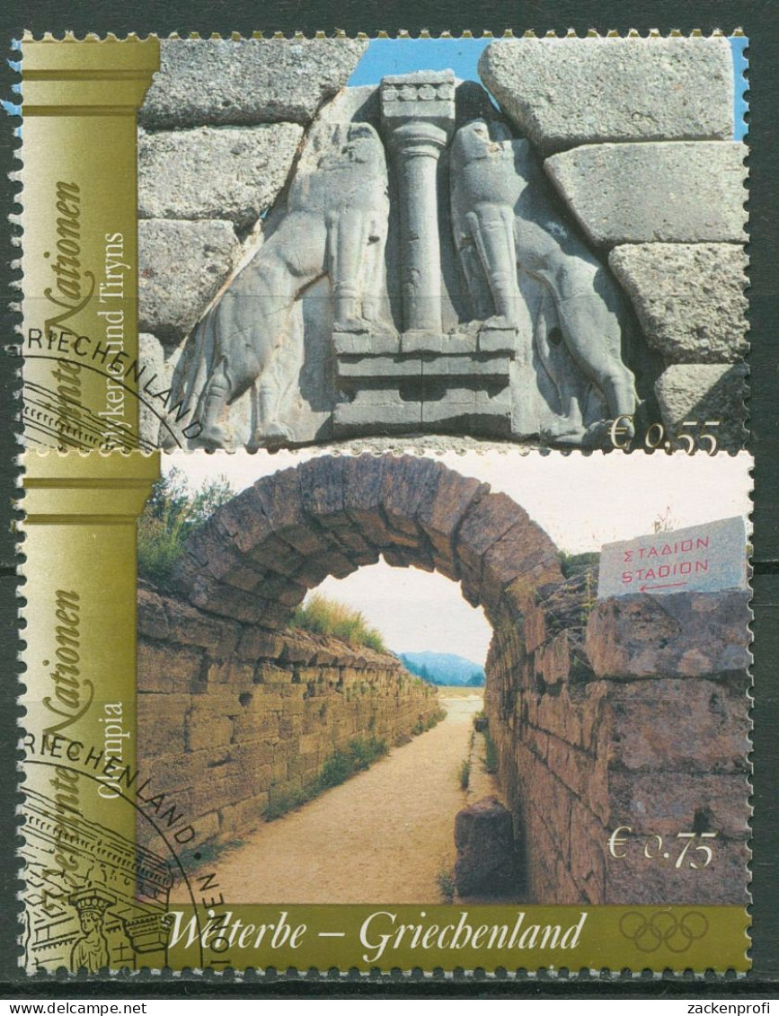 UNO Wien 2004 UNESCO Griechenland Bauwerke 420/21 Gestempelt - Used Stamps