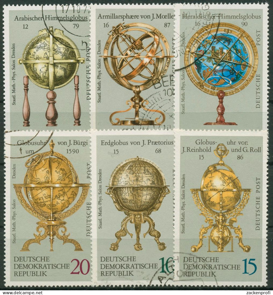 DDR 1972 Globus Erd-und Himmelsgloben 1792/97 Gestempelt - Gebruikt