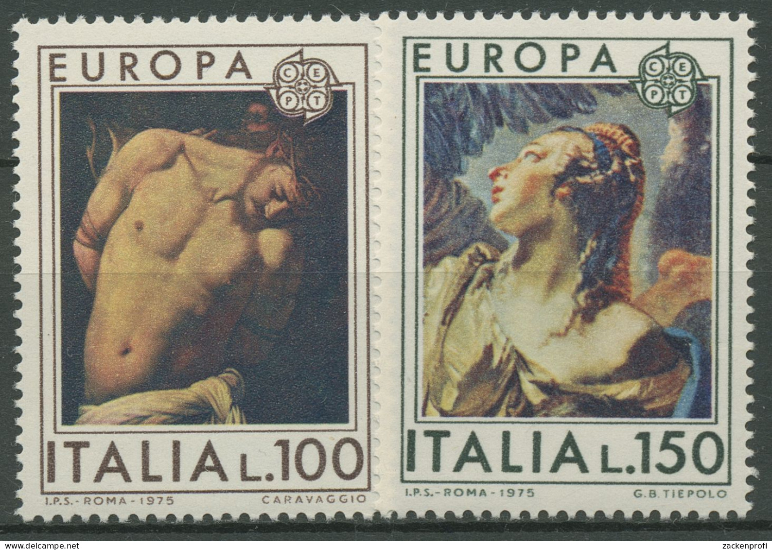 Italien 1975 Europa CEPT Gemälde 1489/90 Postfrisch - 1971-80: Neufs