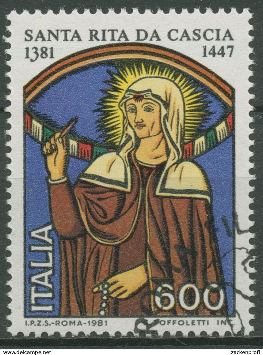 Italien 1981 Heilige Rita Von Cascia 1750 Gestempelt - 1981-90: Gebraucht