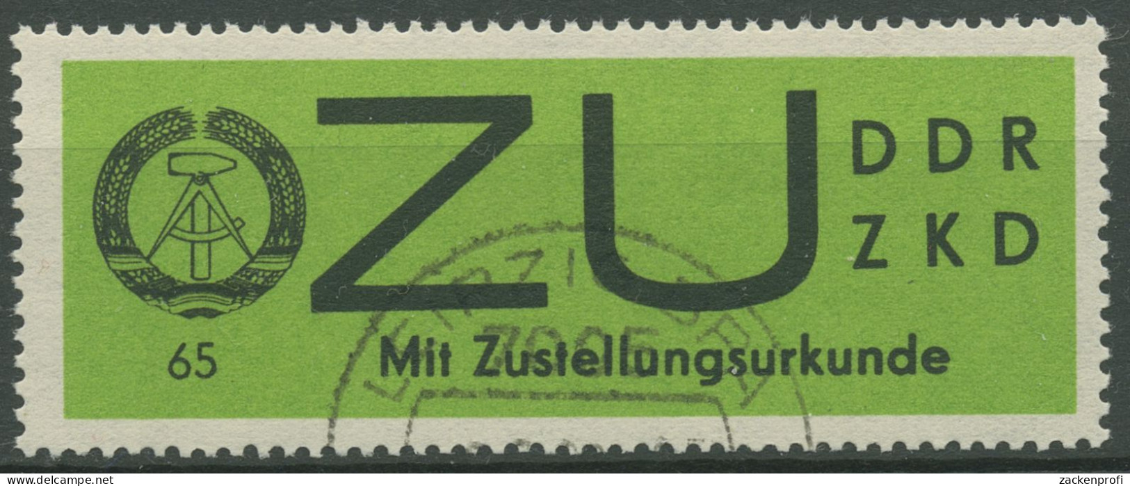 DDR 1965 Für Sendungen Mit Zustellungsurkunde 2 X Mit Massenentwertung - Autres & Non Classés