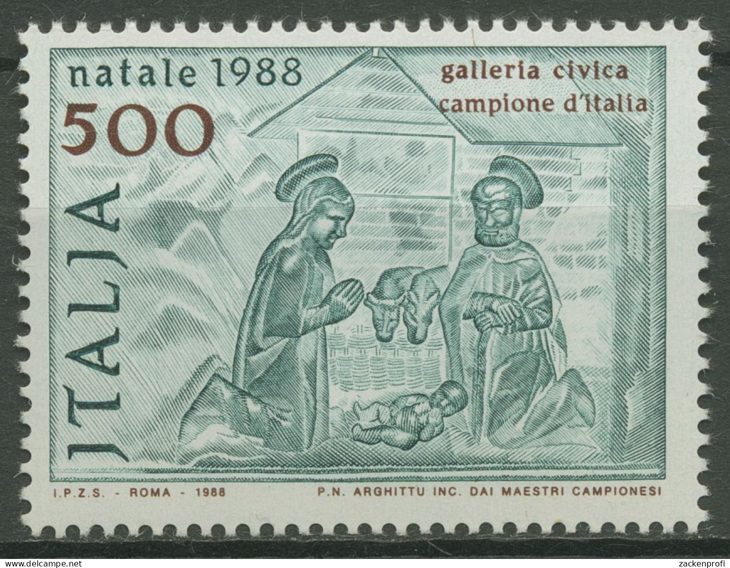 Italien 1988 Weihnachten Relief 2068 Postfrisch - 1981-90: Neufs