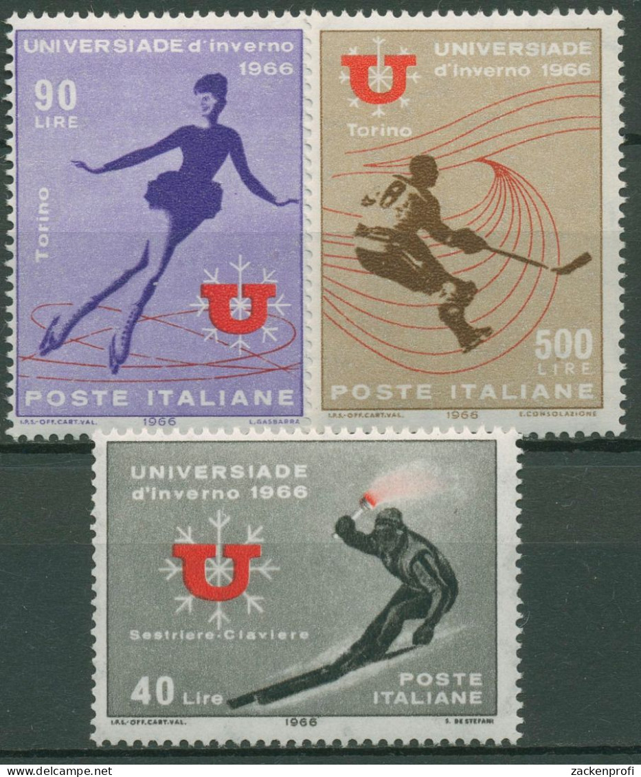 Italien 1966 Wintersport Universiade 1198/00 Postfrisch - 1961-70: Mint/hinged