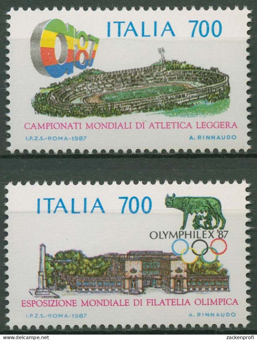 Italien 1987 OLYMPHILEX Leichtathletik-WM Rom 2019/20 Postfrisch - 1981-90: Mint/hinged