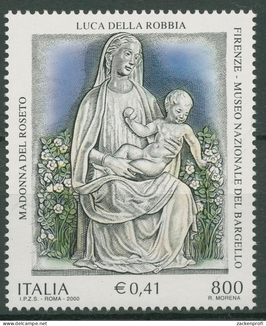 Italien 2000 Kulturelles Erbe Rosengartenmadonna Skulptur 2729 Postfrisch - 1991-00: Mint/hinged
