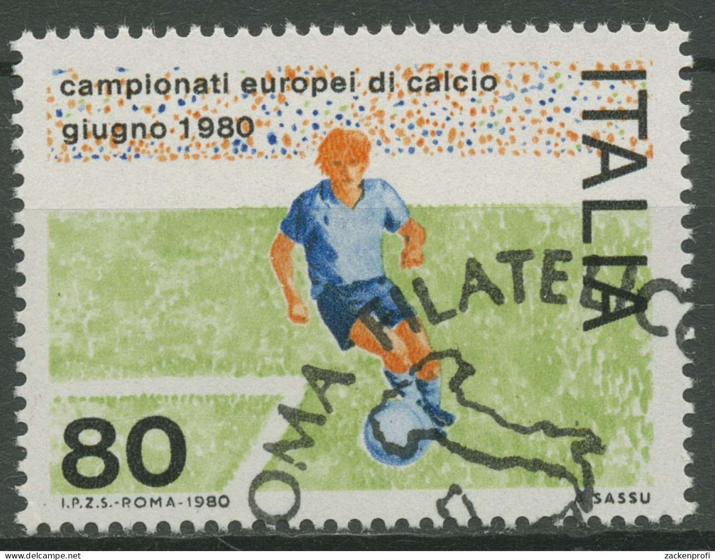 Italien 1980 Fußball-EM 1693 Gestempelt - 1971-80: Afgestempeld