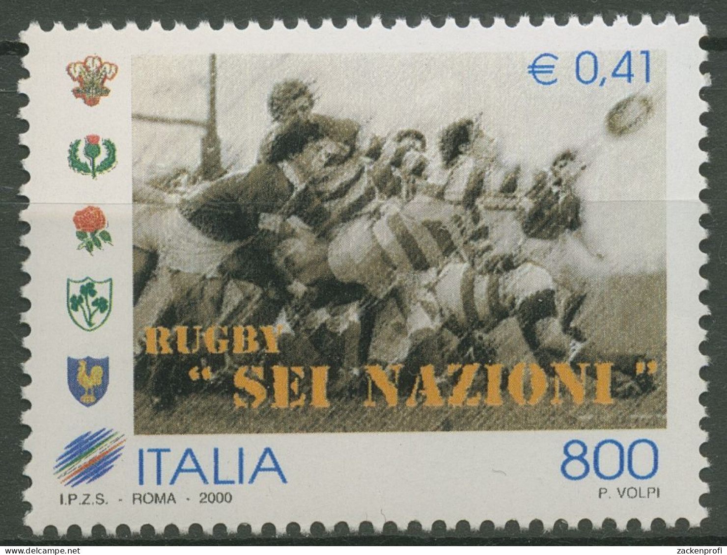 Italien 2000 Rugby-Union-Turnier Six Nations 2672 Postfrisch - 1991-00: Mint/hinged