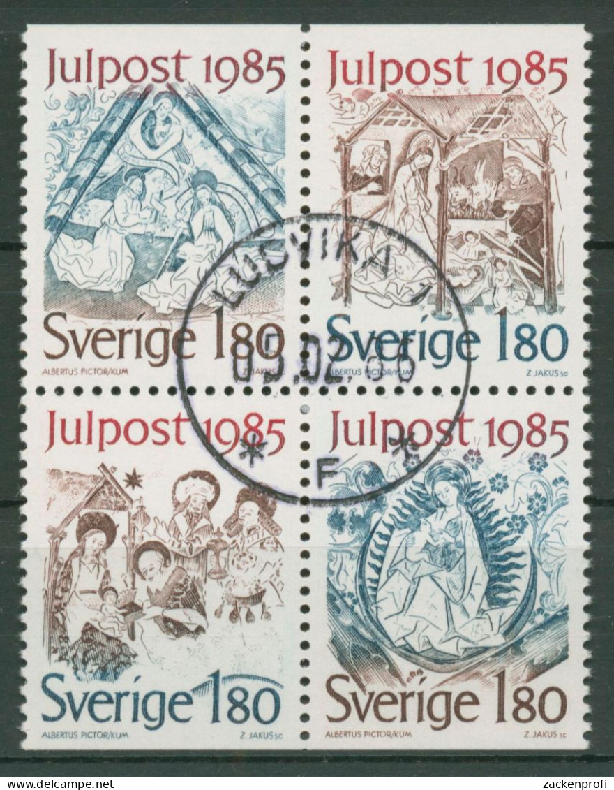 Schweden 1985 Weihnachten Kirchenmalerei 1360/63 Gestempelt - Gebraucht