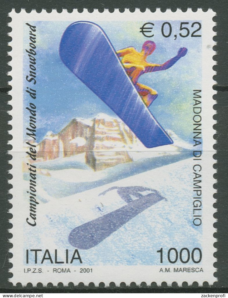Italien 2001 Wintersport Snowboard-WM 2739 Postfrisch - 2001-10: Nieuw/plakker
