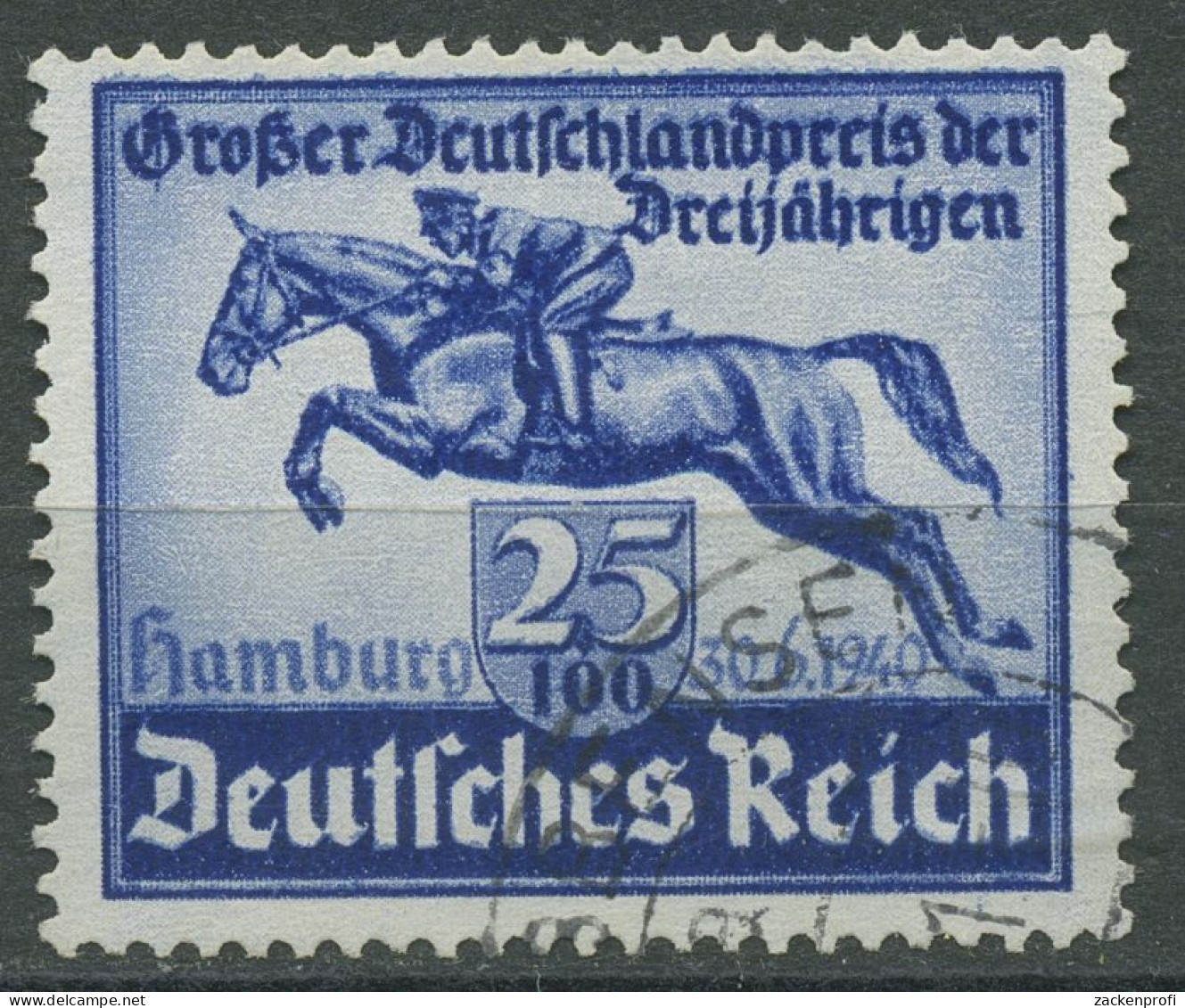 Deutsches Reich 1940 Das Blaue Band, Deutsches Derby 746 Gestempelt - Gebraucht