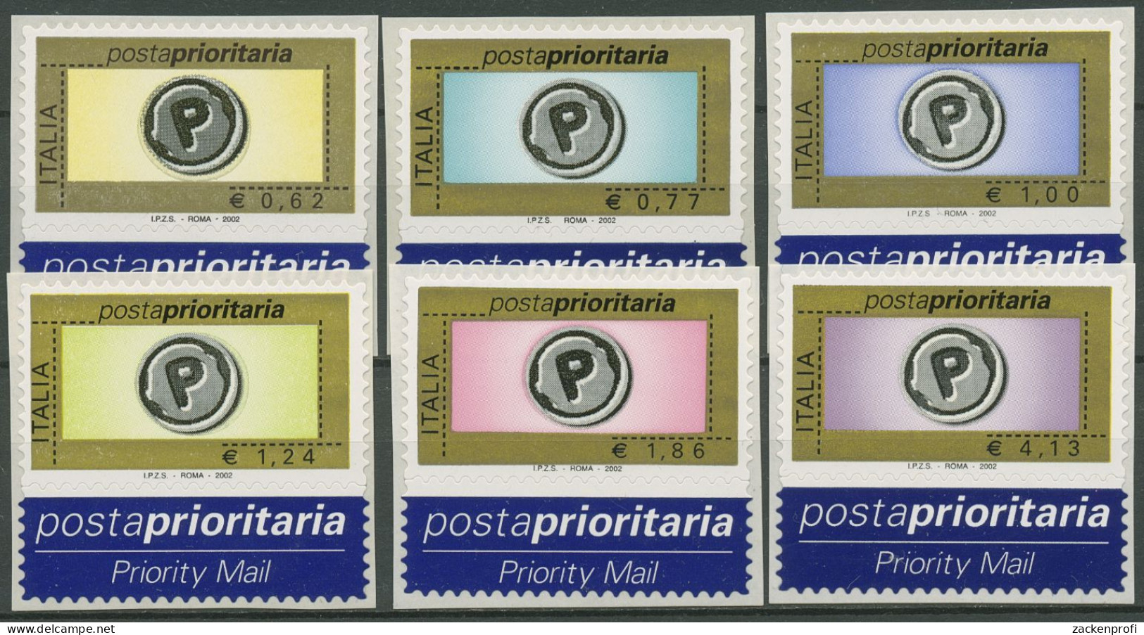 Italien 2002 Prioritätspost 2804/09 Postfrisch - 2001-10: Nieuw/plakker