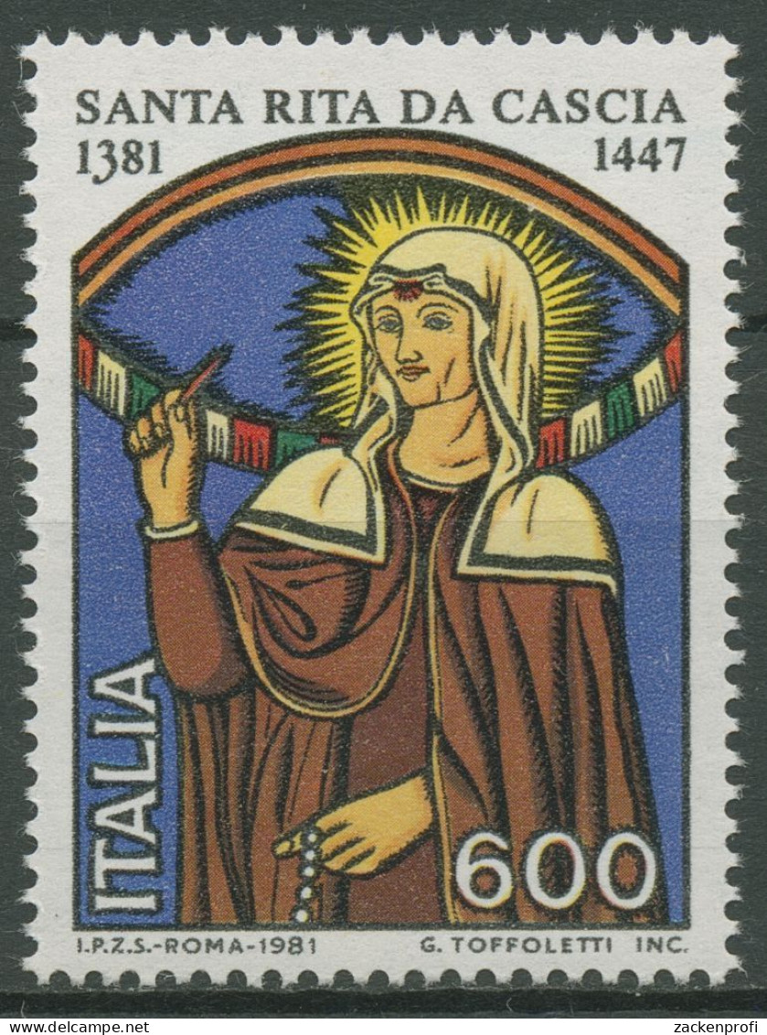 Italien 1981 Heilige Rita Von Cascia 1750 Postfrisch - 1981-90: Mint/hinged