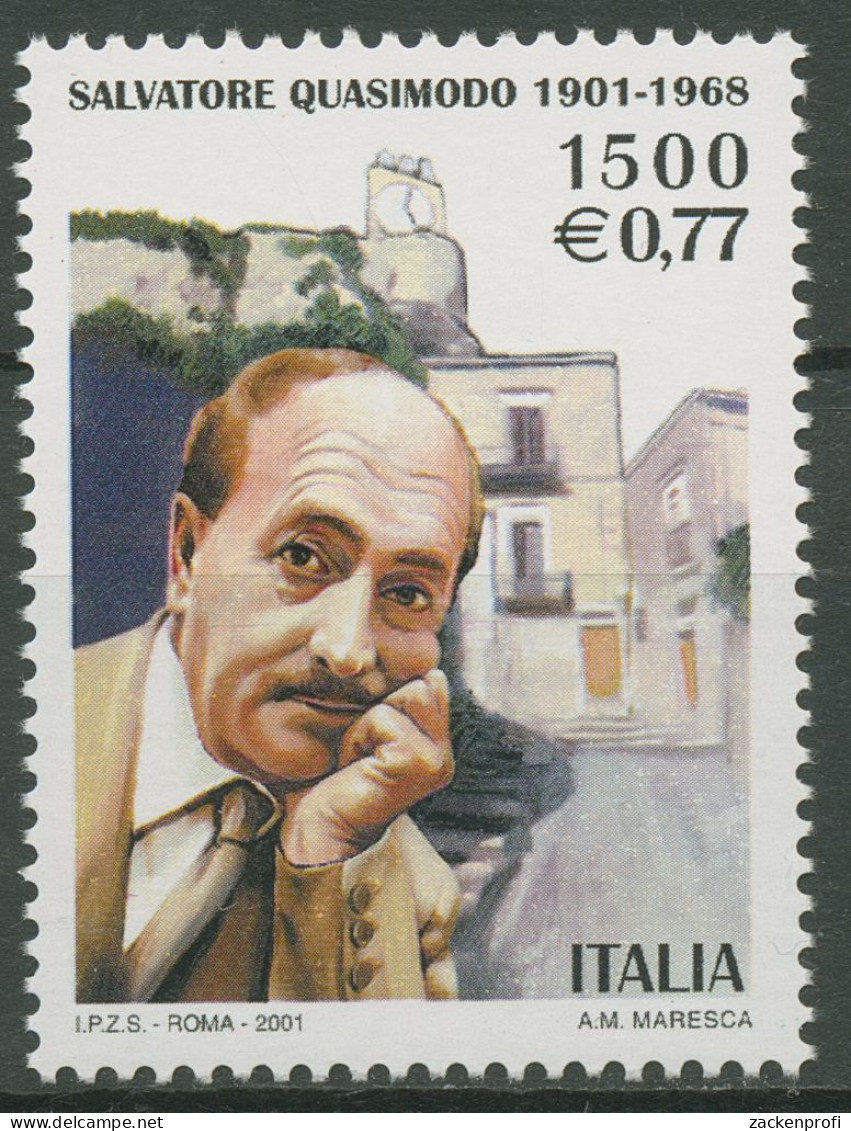 Italien 2001 Salvatore Quasimodo 2776 Postfrisch - 2001-10:  Nuovi