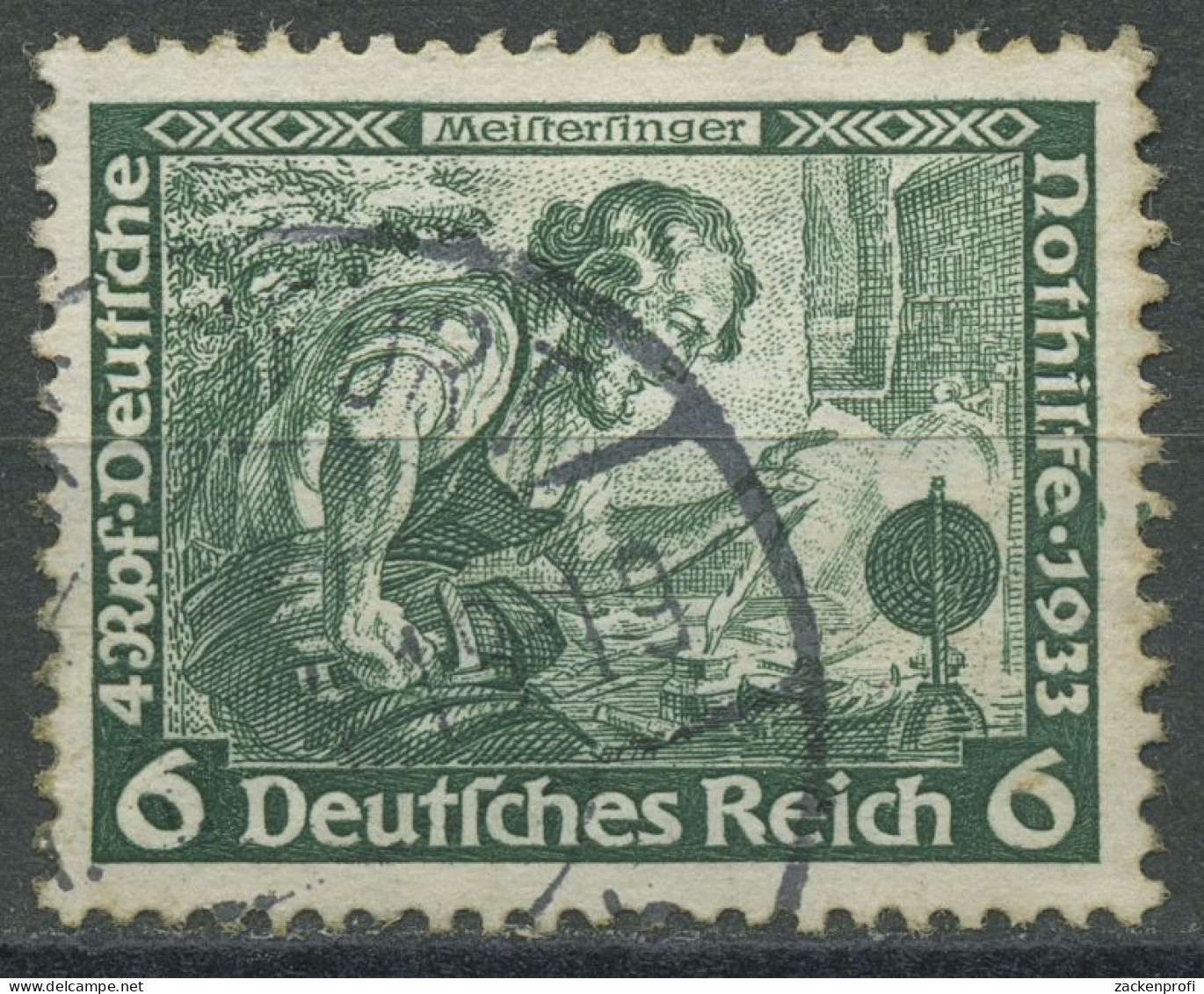 Deutsches Reich 1933 Deutsche Nothilfe Wagner 502 A Gestempelt - Gebruikt