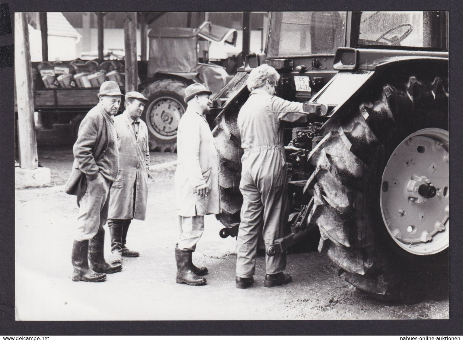 Privat Foto Traktor Trecker Landwirtschaft FS Freising Bayern 177 X 126 Mm - Ohne Zuordnung