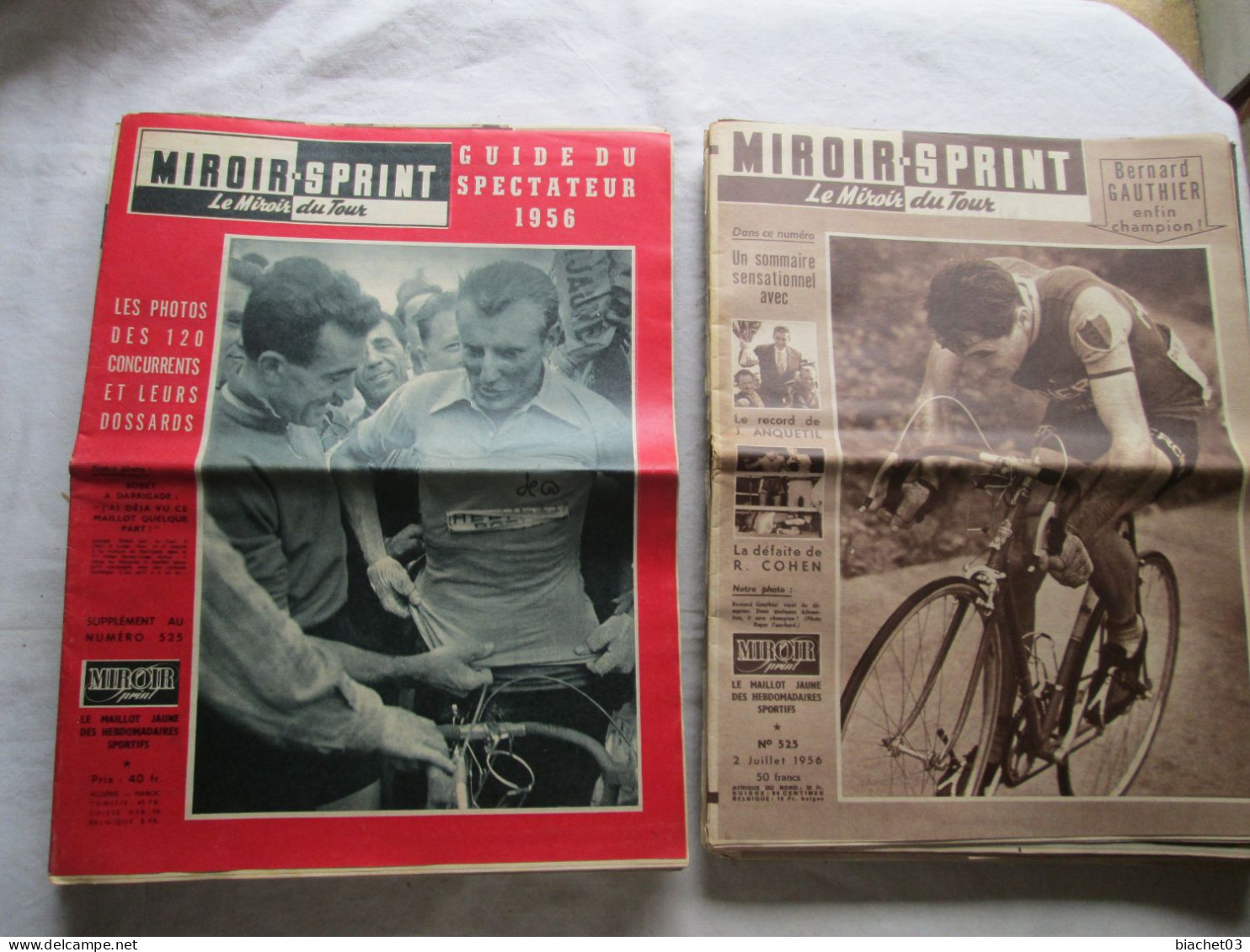 Miroir Sprint Lot De 47 N° De 1956 - Deportes