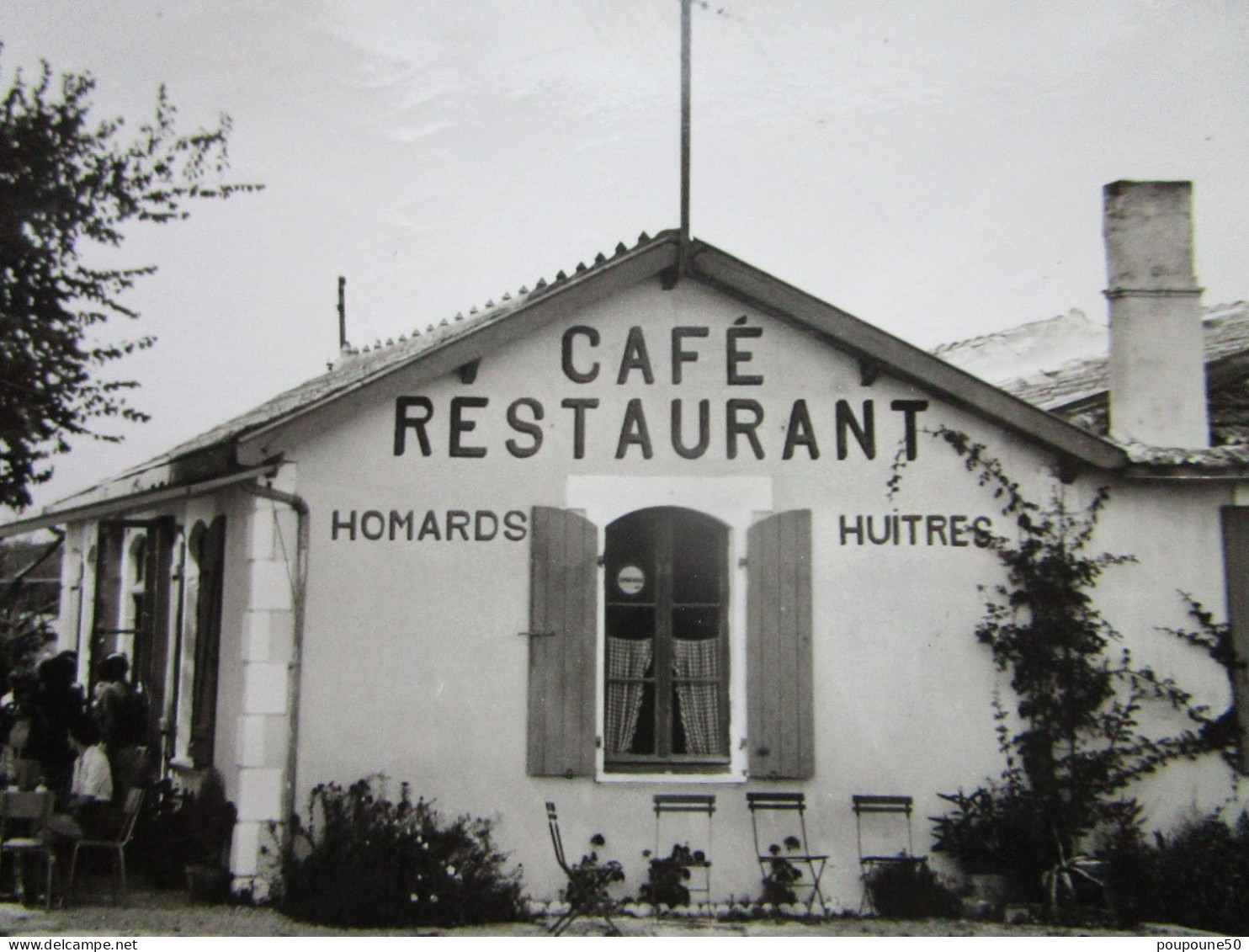 CP 17 Ile De Ré SAINT CLEMENT DES BALEINES  - Café Restaurant Du CHALET Homards Huitres Et  Le Phare Des Baleines 1950 - Ile De Ré