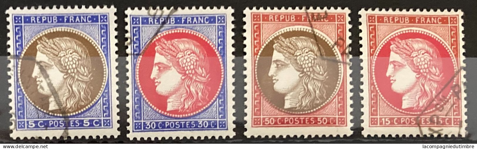 France YT N° 348/351 Oblitérés. TB - Used Stamps