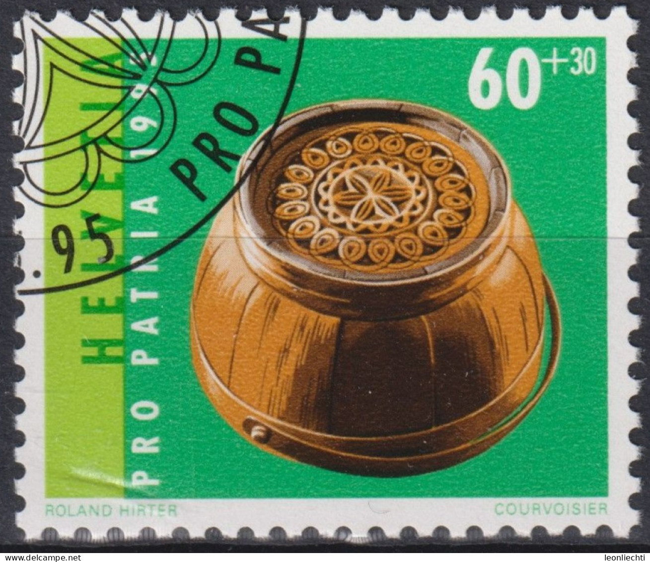 1995 Schweiz Pro Patria, Rahmeimer Von 1776, ⵙ Zum:CH B247, Mi:CH 1548, Yt: CH 1476 - Used Stamps