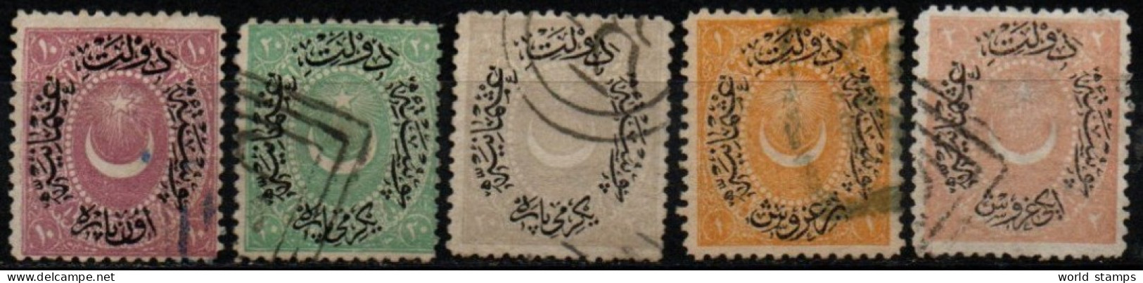 TURQUIE 1876-82 O - Used Stamps