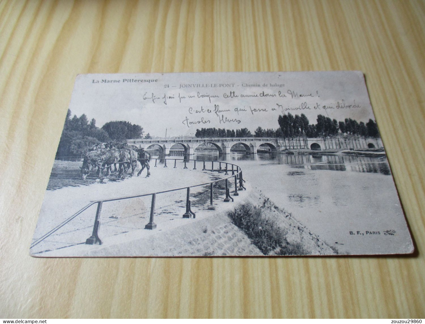 CPA Joinville Le Pont (94).Chemin De Halage. - Joinville Le Pont
