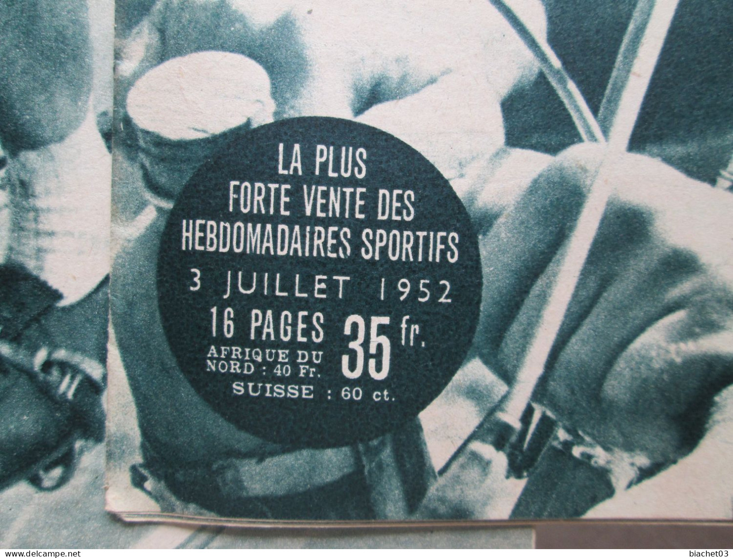 Miroir Sprint Lot De 52 N° De 1952 - Deportes