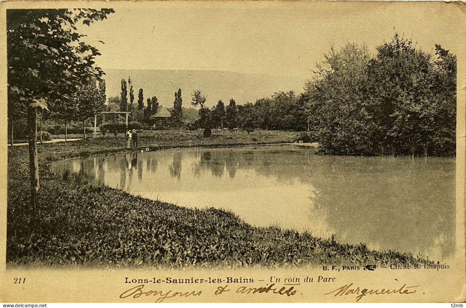 CPA (Jura) - LONS LE SAUNIER LES BAINS - Un Coin Du Parc (n° 211) - Lons Le Saunier