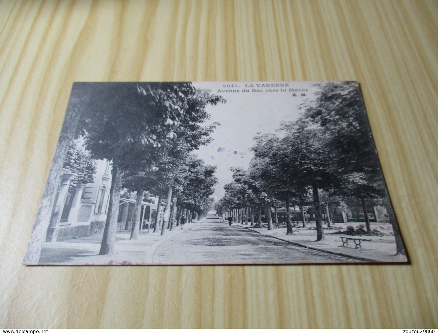 CPA La Varenne (94).Avenue Du Bac Vers La Marne - Carte Animée. - Other & Unclassified