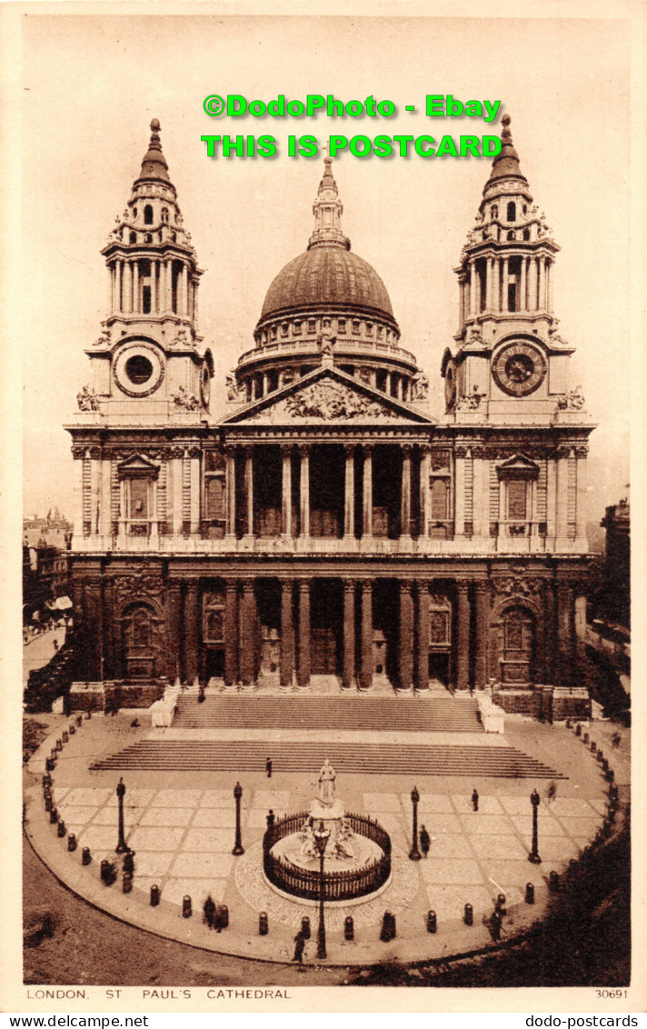 R449813 London. St. Pauls Cathedral. 30691. Photochrom - Other & Unclassified