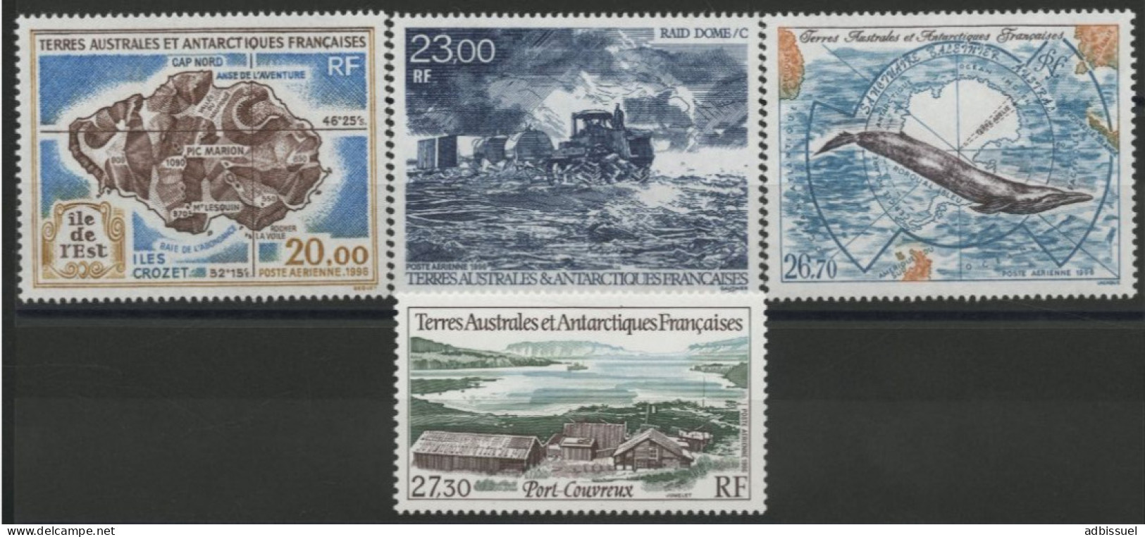 TAAF 1996 Poste Aérienne PA 137, 138, 139 Et 140 Cote 47 € Neufs ** (MNH) TB - Luftpost