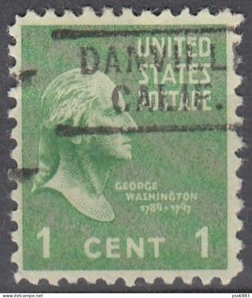 USA LOCAL Precancel/Vorausentwertung/Preo From CALIFORNIA - Danville - Type 729 - Precancels