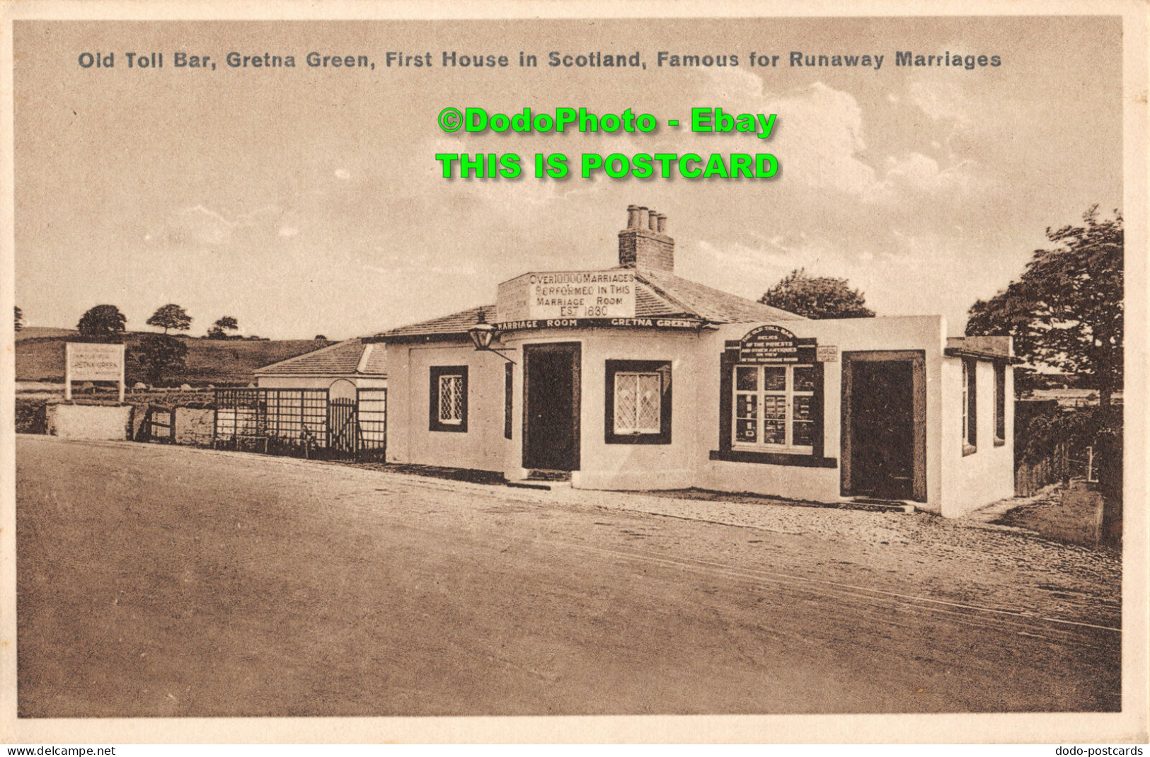 R449829 Old Toll Bar. Gretna Green. First House In Scotland. Famous For Runaway - Monde