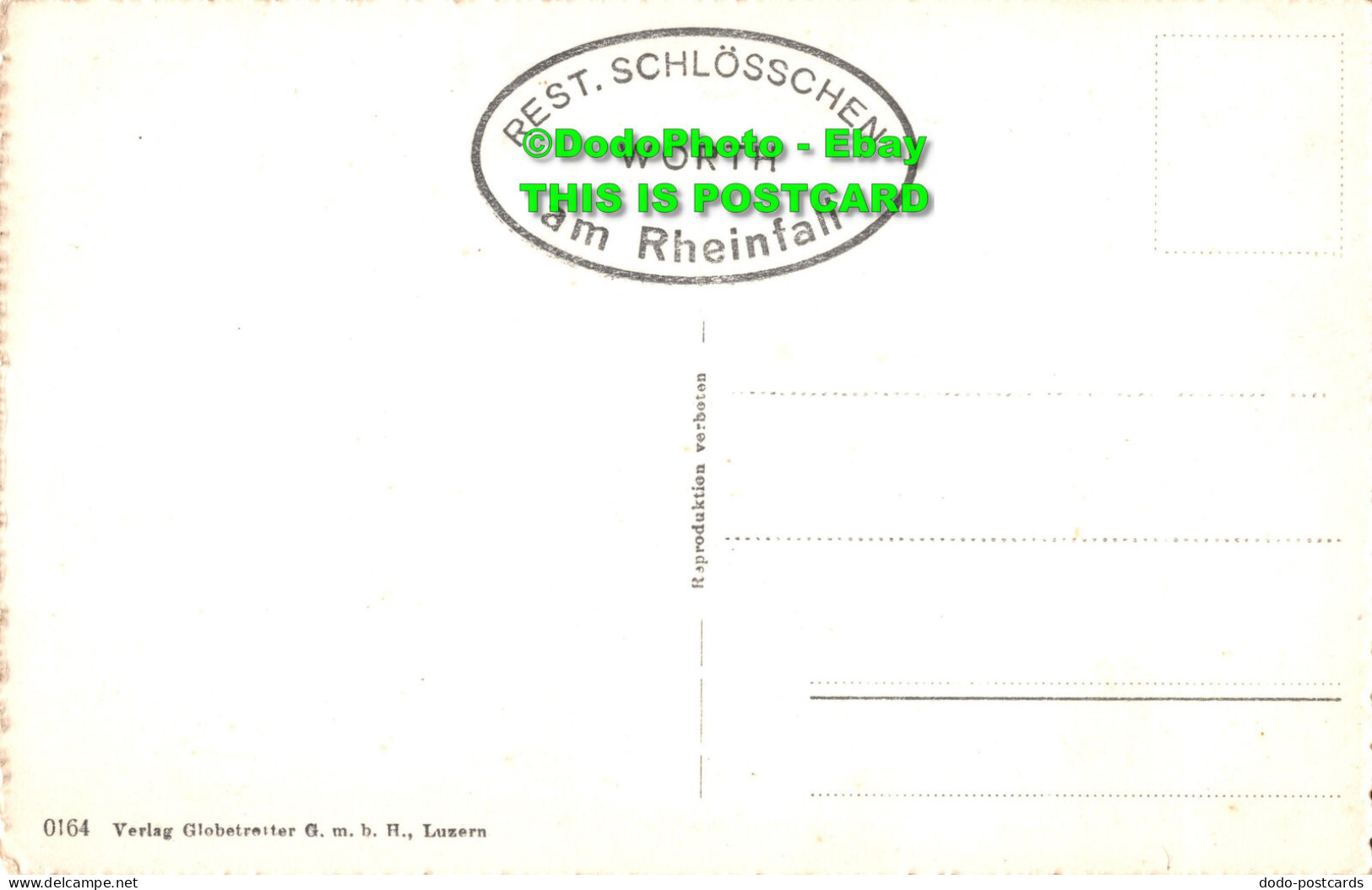 R449842 Gartenterrasse Schlossli Worth. 0164. Globetrotter G. M. B. H. Rest Schl - Monde