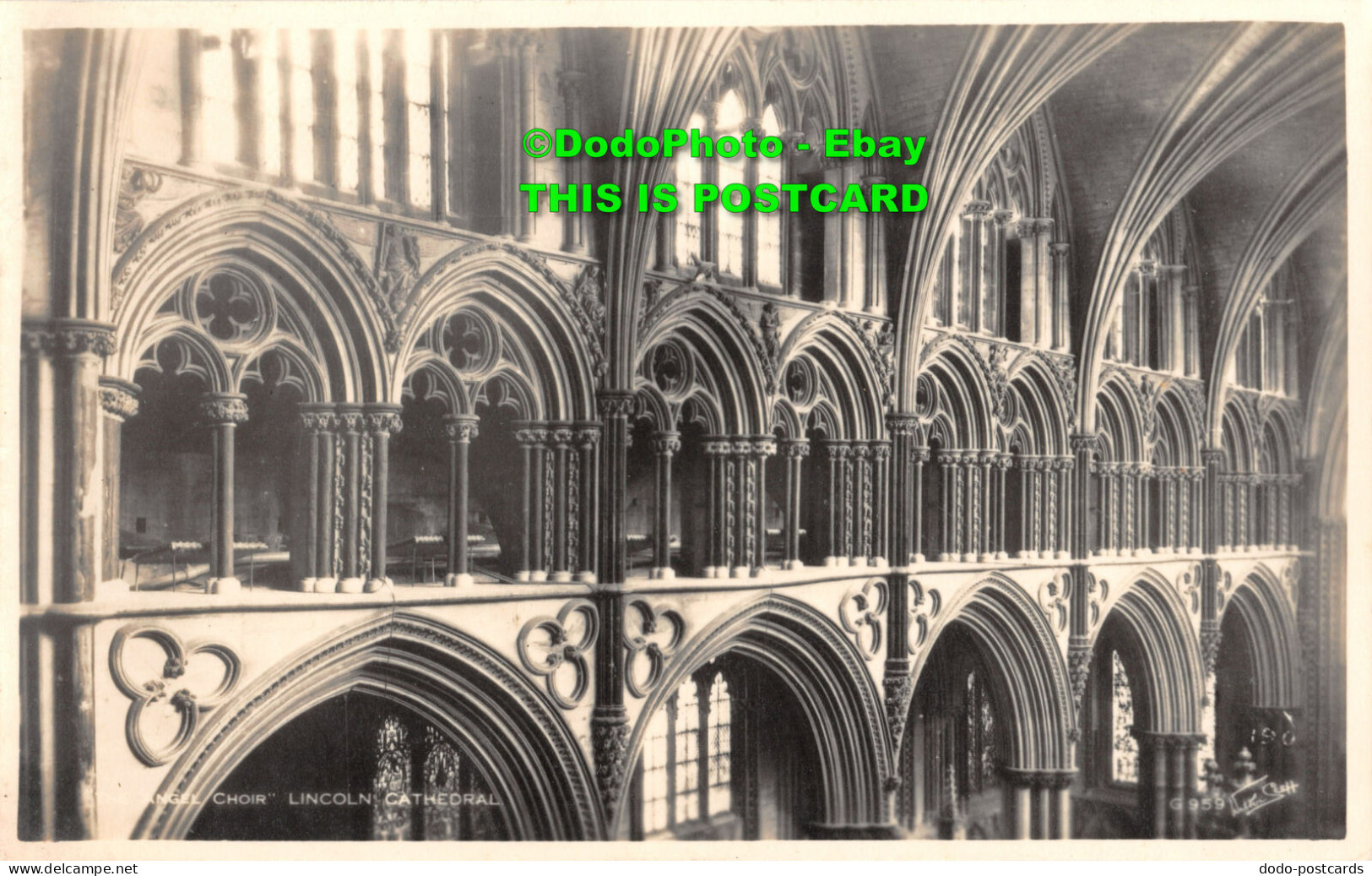 R449855 Angel Choir. Lincoln Cathedral. Walter Scott. RP. G959 - Monde