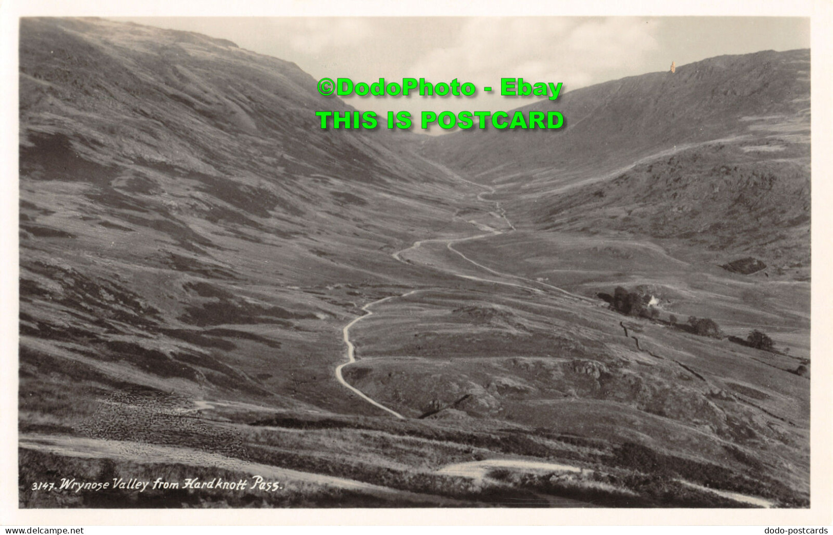 R449861 3147. Wrynose Valley From Hardknott Pass. RP - Mundo