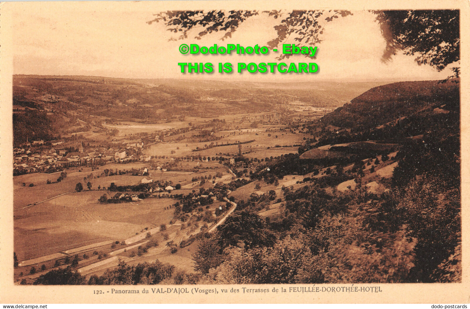 R449868 122. Panorama Du Val DAjol. Vosges. Vu Des Terrasses De La Feuillee Doro - Monde