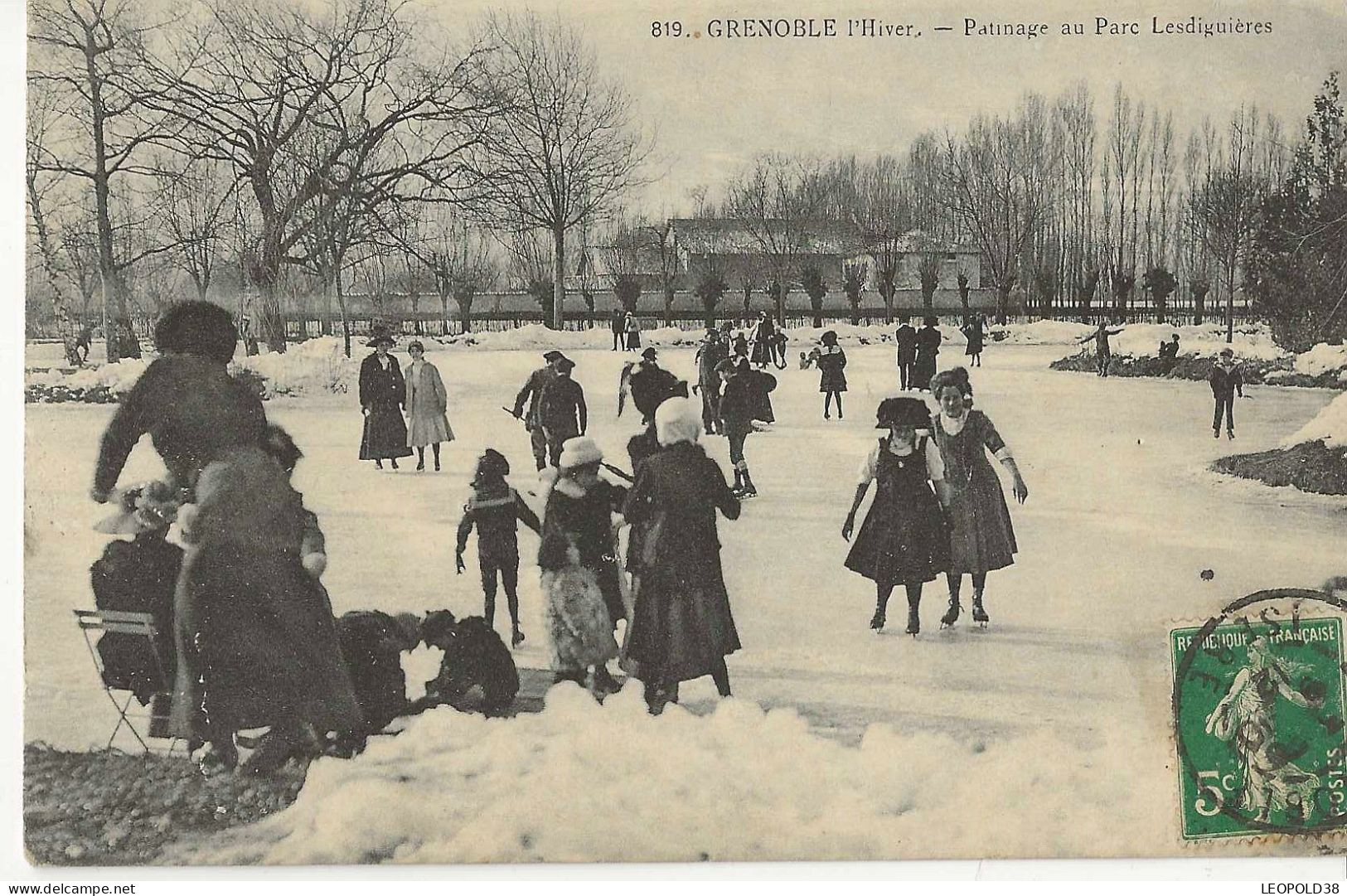 GRENOBLE Patinage Au Parc - Grenoble