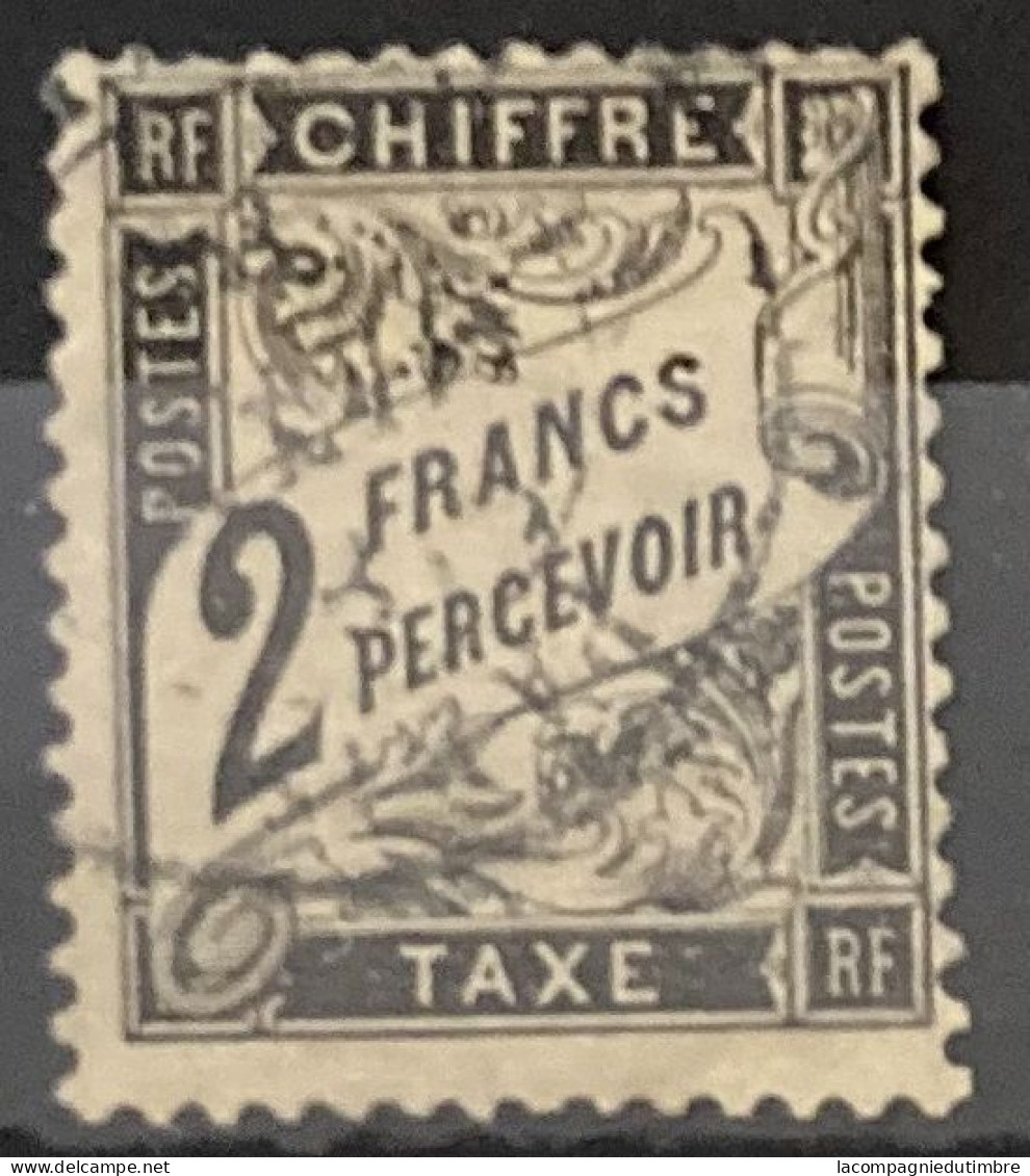 France Timbre Taxe YT N° 23 Oblitéré. TB - 1859-1959 Afgestempeld