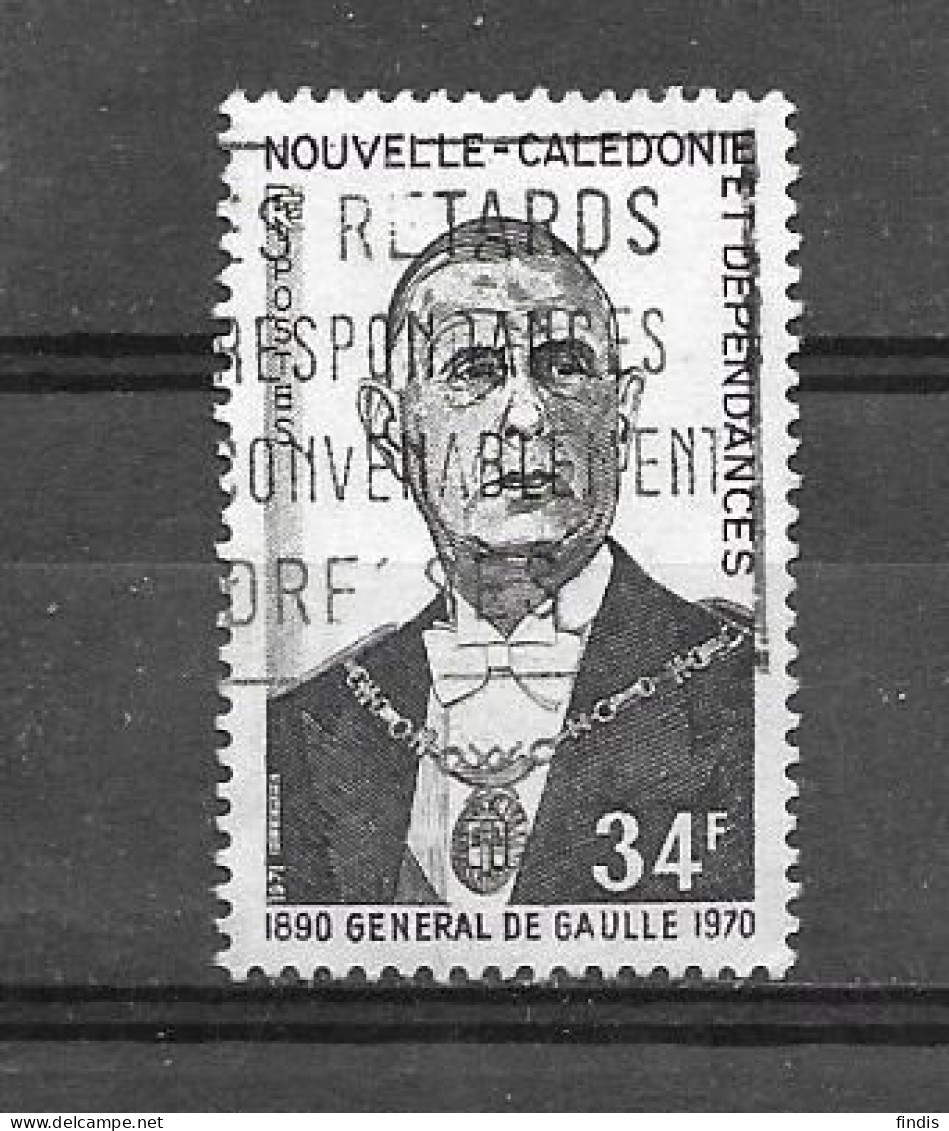 NOUVELLE CALEDONIE YT 377 Général Charles De Gaulle - Used Stamps