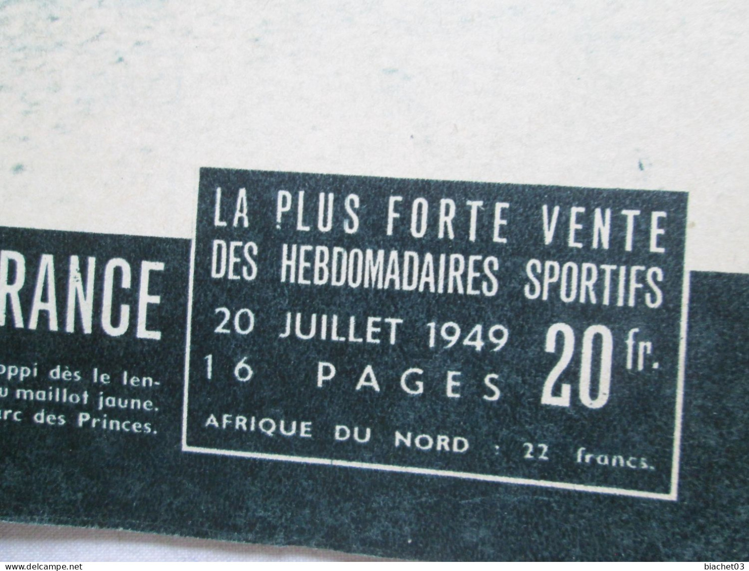 Miroir Sprint Lot De 53 N° De 1949 - Sport