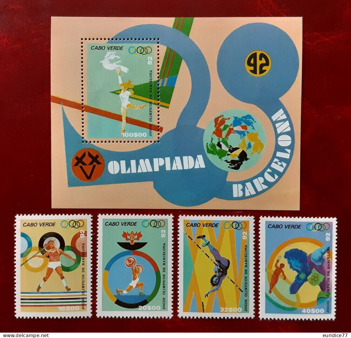 Cabo Verde 1992 - Olympic Games Barcelona 92 Mnh** - Zomer 1992: Barcelona