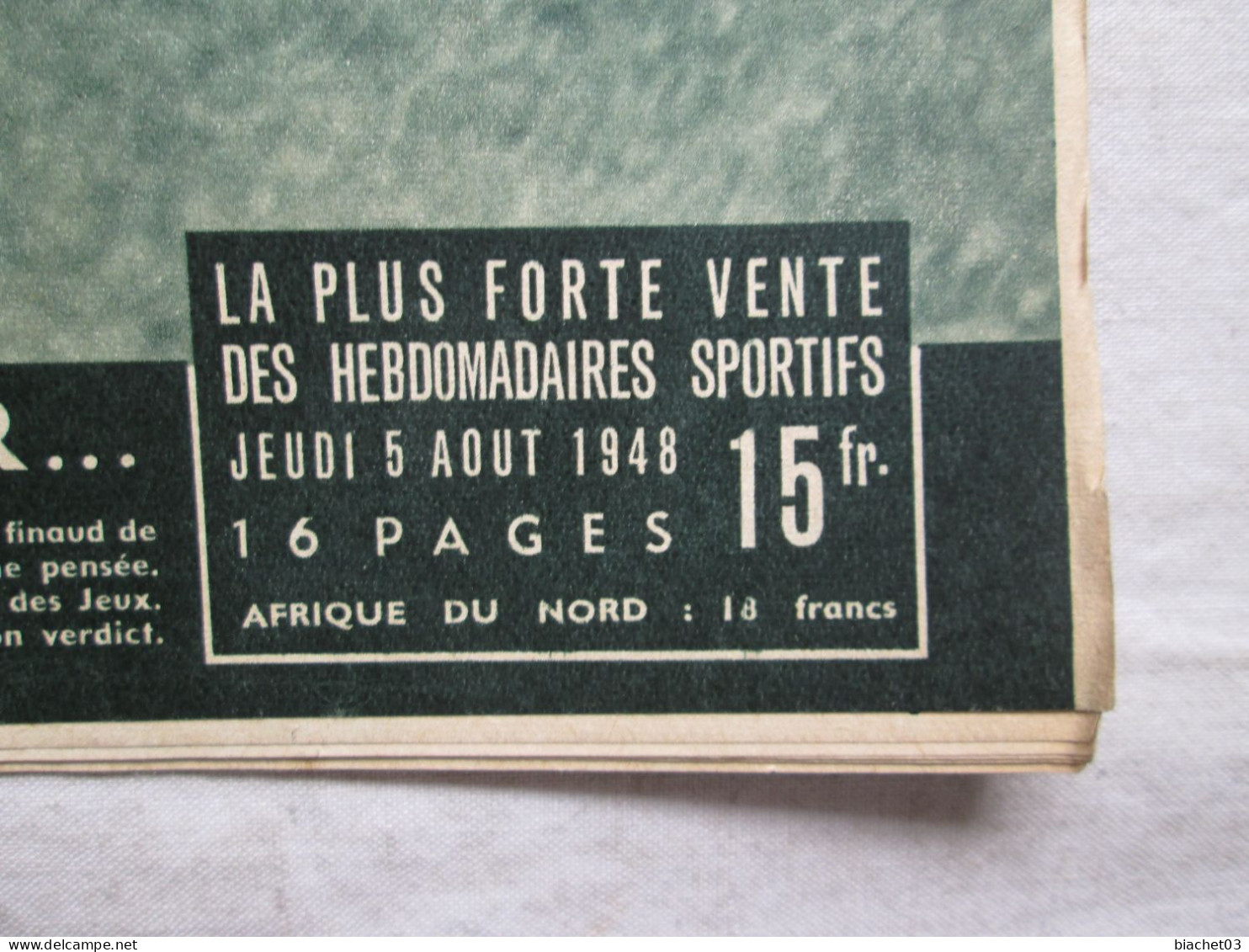 miroir sprint lot de 48 n° de 1948