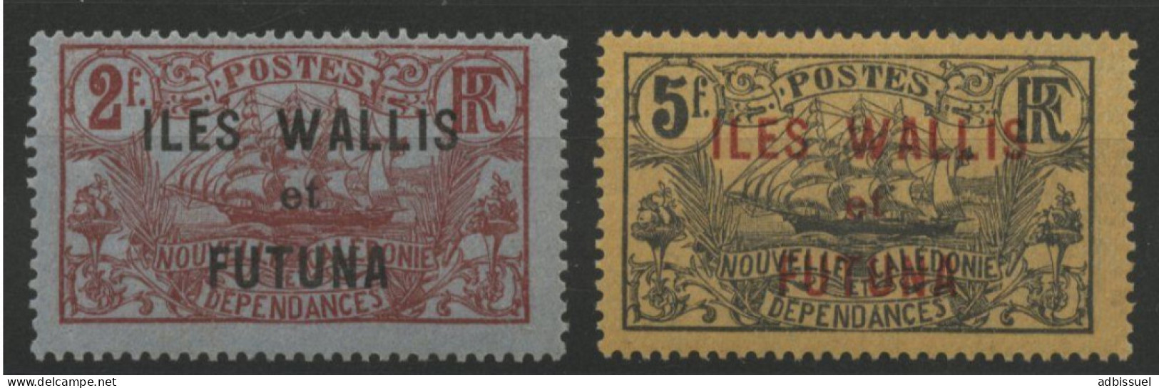 WALLIS Et FUTUNA N°16 + 17 Neufs * (MH) Cote 29 € TB - Unused Stamps