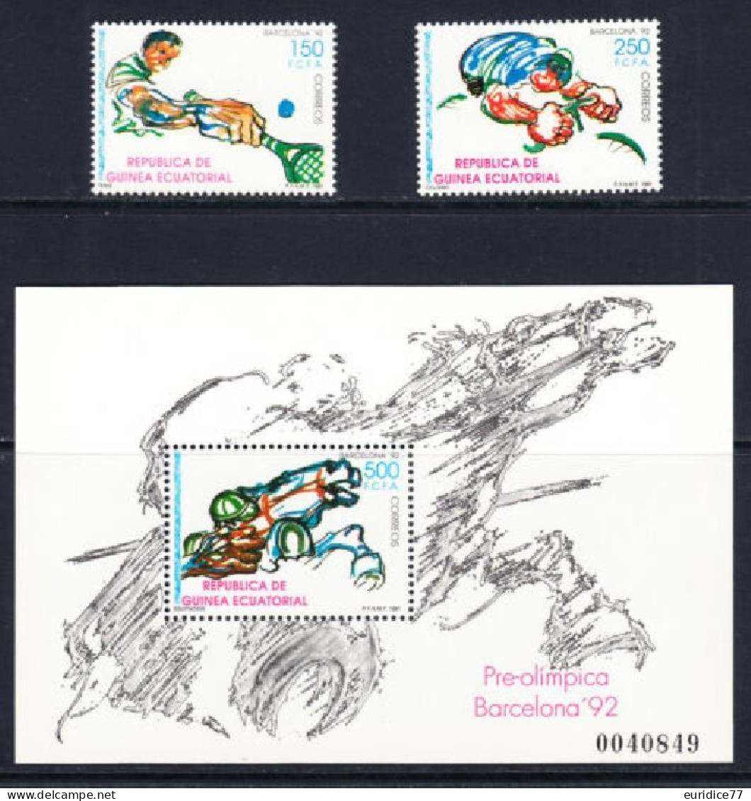 Guinea Ecuatorial 1991 - Olympic Games Barcelona 92 Mnh** - Zomer 1992: Barcelona