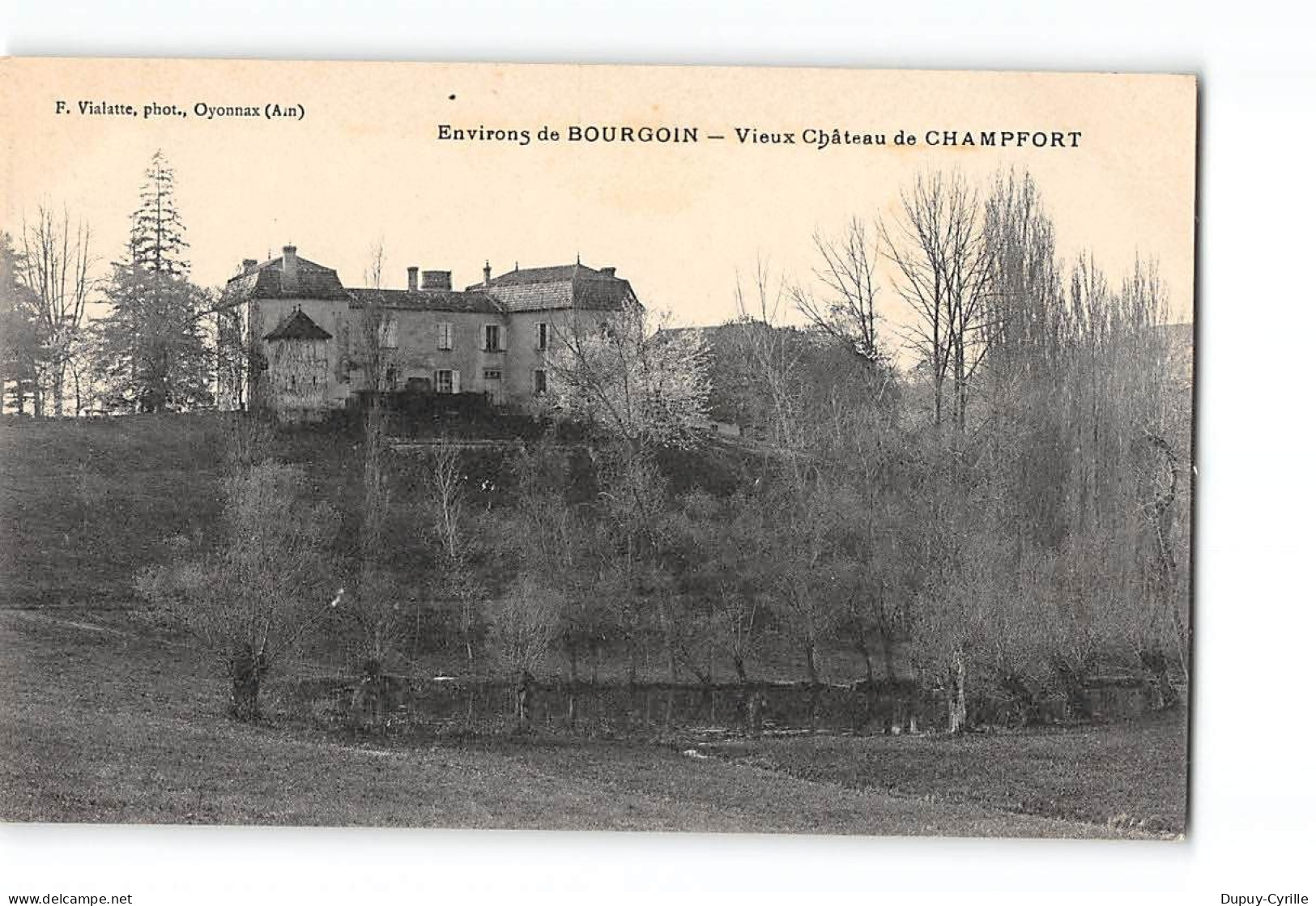 Environs De BOURGOIN - Vieux Château De CHAMPFORT - Très Bon état - Andere & Zonder Classificatie