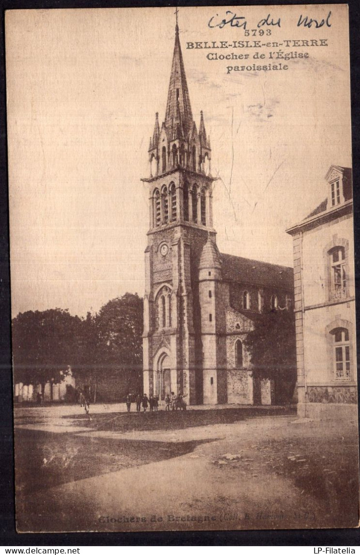 France - Belle Isle En Terre - Clocher De L'Eglise Paroissiale - Guingamp