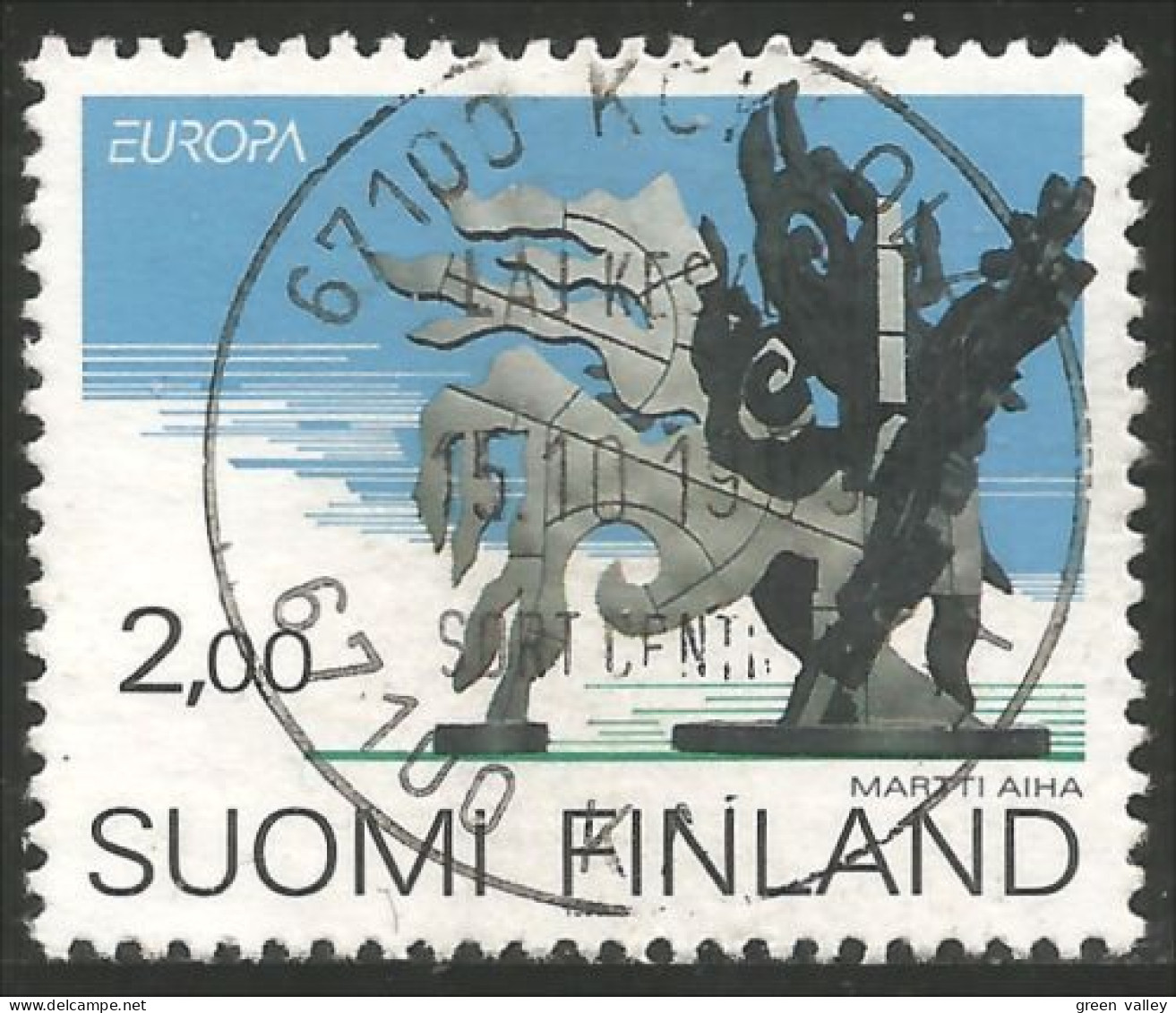 EU93-4c EUROPA-CEPT 1993 Finlande Art Contemporain - 1993