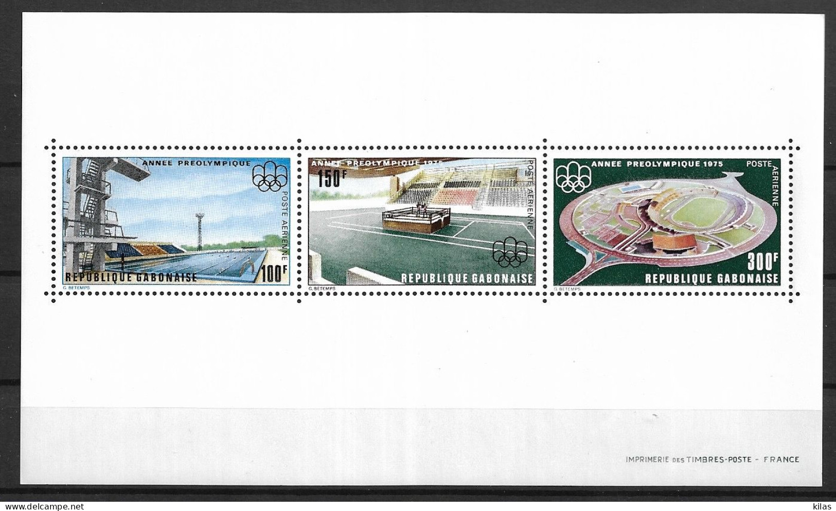 GABON 1975 PRE-OLYMPIC YEAR MNH - Gabon