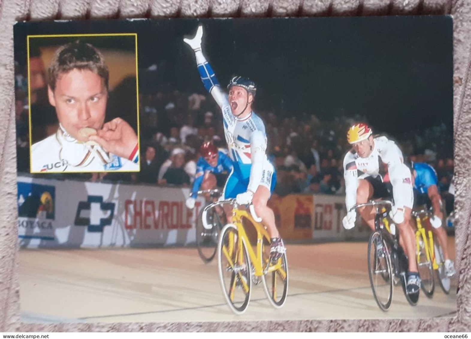 Frederic Magné Champion Du Monde - Cyclisme